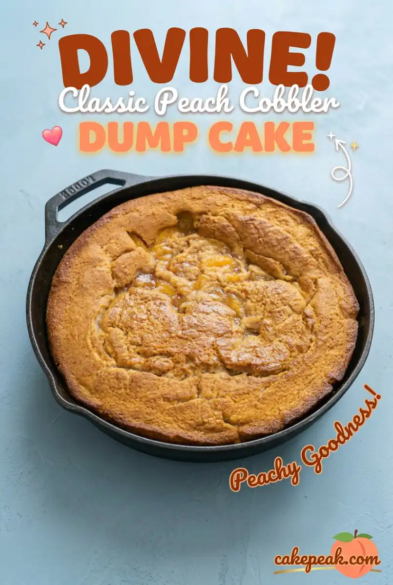 The Best Easy Classic Peach Cobbler Dump Cake Recipe You Need for a Perfect Peach Cobbler Dump Cake