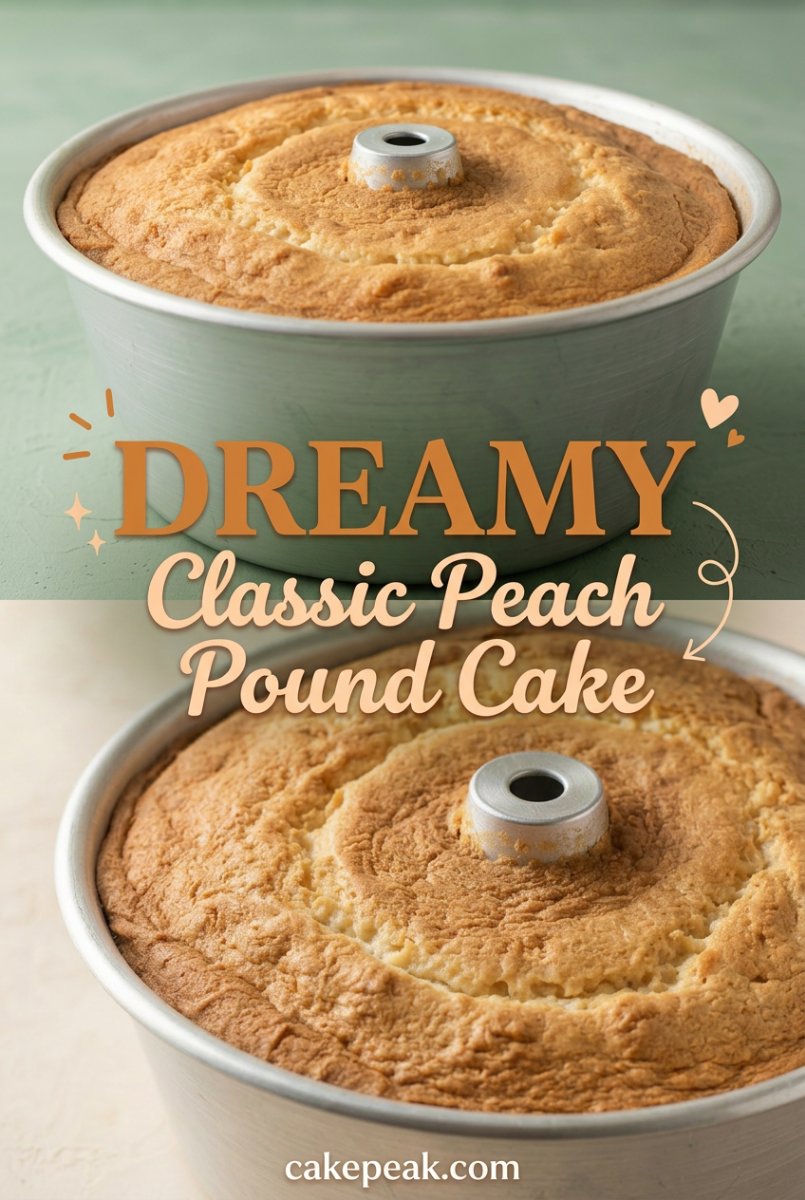 Homemade Classic Peach Pound Cake Recipe: The Best Peach Pound Cake You Will Ever Taste and Share