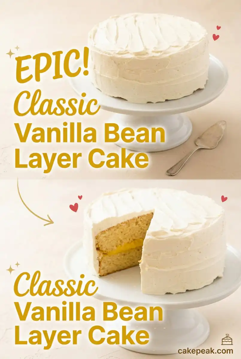 Classic Vanilla Bean Layer Cake 17 The Best Classic Vanilla Bean Layer Cake Recipe: A Moist and Fluffy Layer Cake for Every Celebration