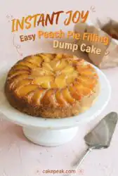 The Best Easy Peach Pie Filling Dump Cake - A Super Peach Dump Cake Easy Recipe You Will Love.