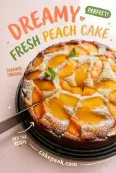 The Ultimate Homemade Fresh Peach Cake Recipe for Summer Dessert Lovers - Best Moist Peach Cake Idea