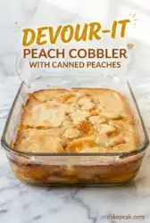 Peach Cobbler with Canned Peaches, Peach Cobbler Dump Cake Easy, and Peach Upside Down Cake Idea