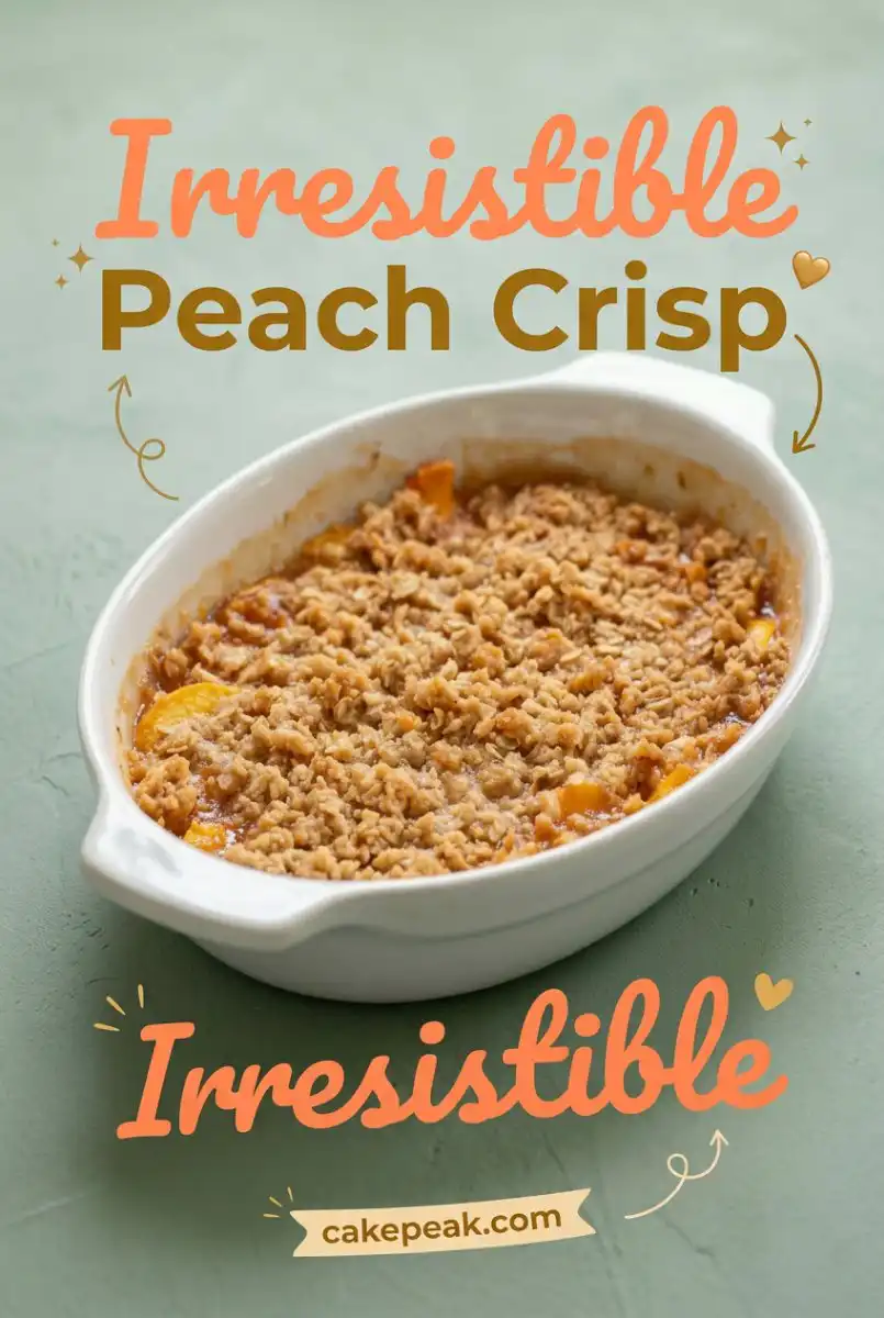 The Best Peach Crisp Recipe: Better Than Peach Cake, Peach Cobbler Dump Cake, and Peach Coffee Cake!