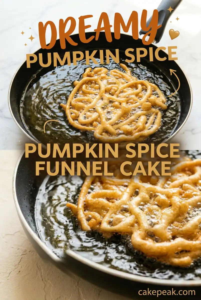 Homemade Pumpkin Spice Funnel Cake: A Deliciously Sweet Funnel Cake Treat for All Your Fall Days!