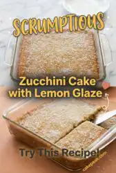 This Moist Zucchini Cake with Lemon Glaze is the Ultimate Healthy Zucchini Cake Recipe for Summer!