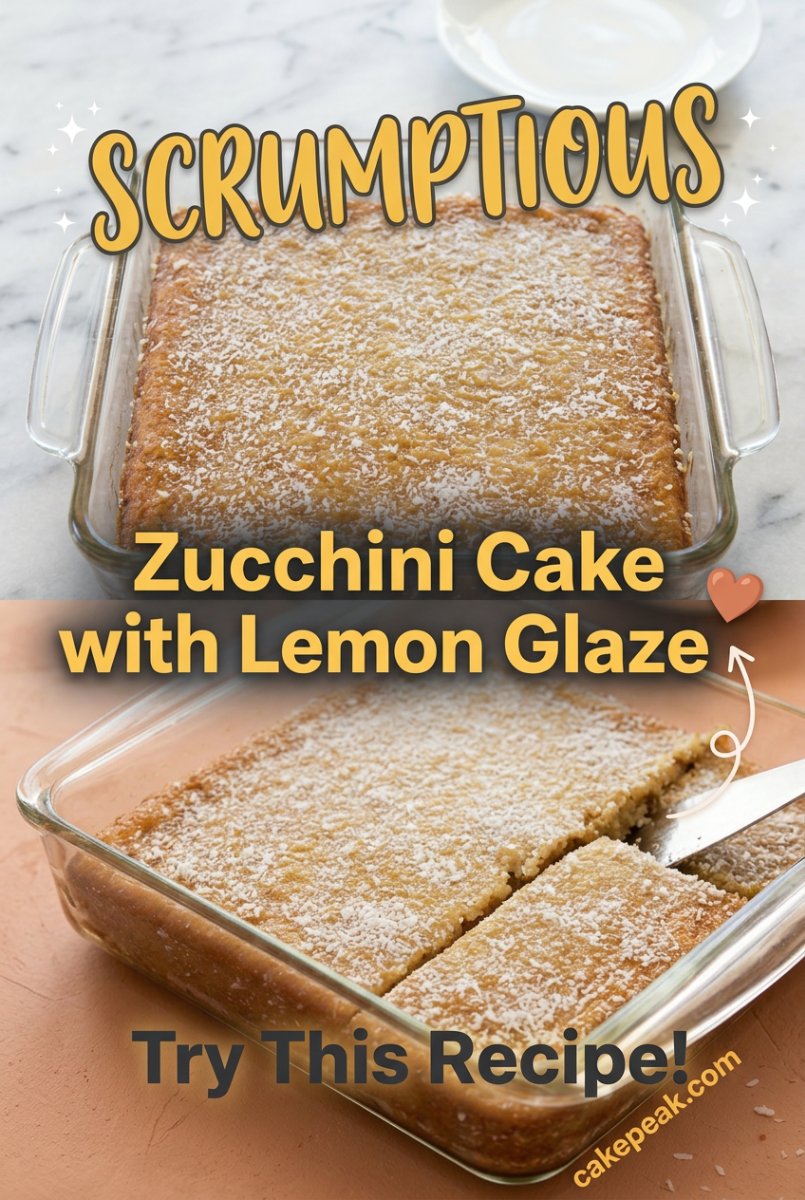 Zucchini Cake with Lemon Glaze 17 This Moist Zucchini Cake with Lemon Glaze is the Ultimate Healthy Zucchini Cake Recipe for Summer!