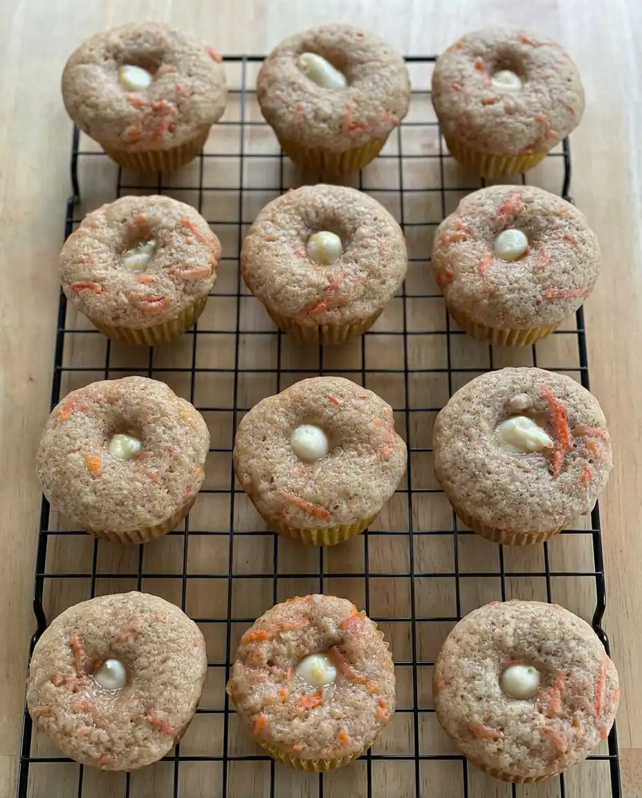 Carrot Cake Zucchini Muffins 14 A platter of carrot cake zucchini muffins served with a side of butter