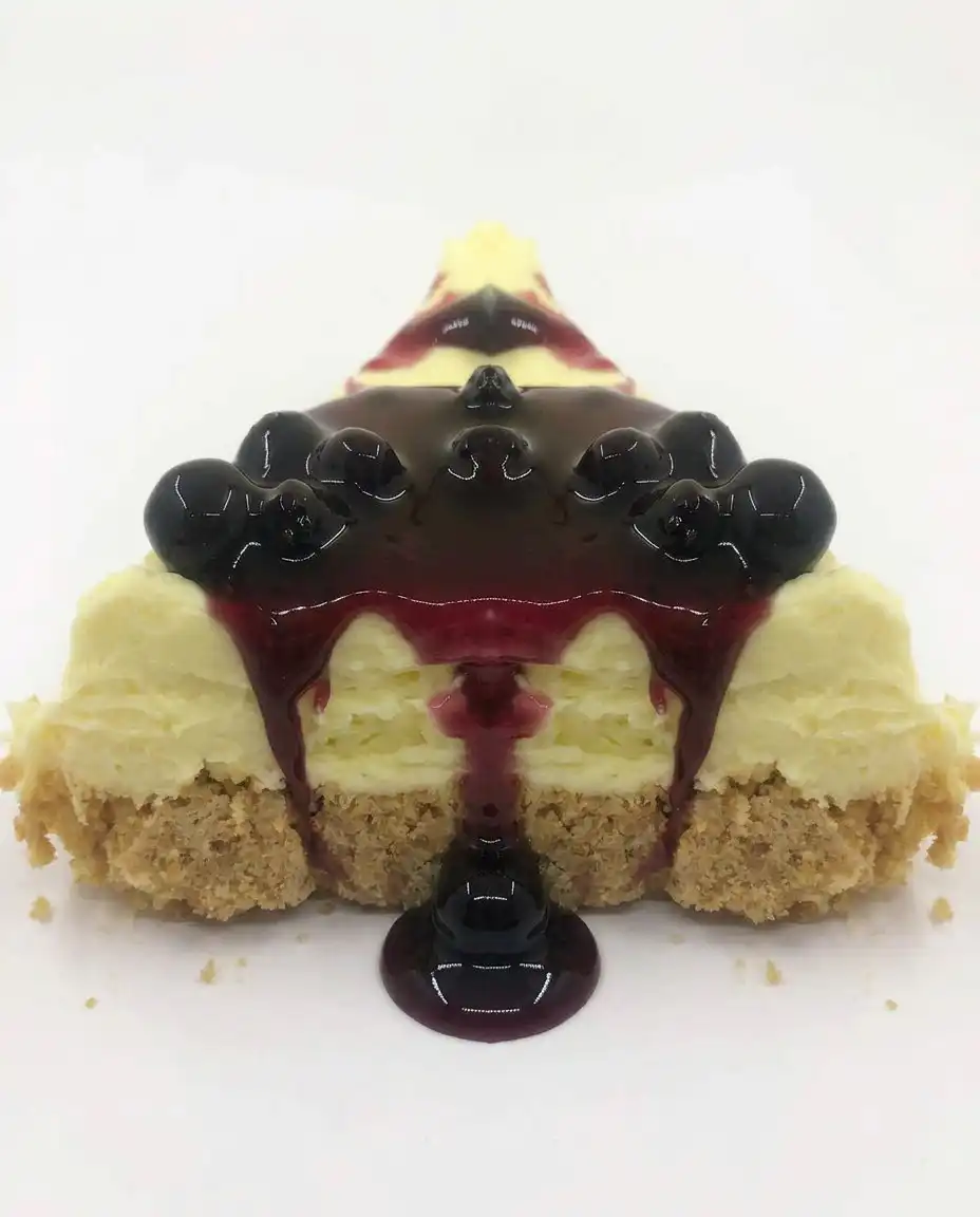 Fresh lemons, cream cheese, and blueberry filling on a wooden farmhouse counter