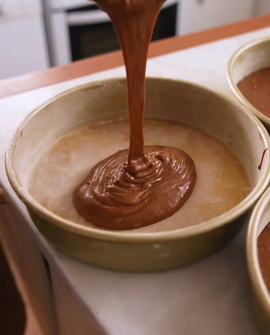 Fresh strawberries and unsweetened cocoa powder for the chocolate strawberry cake.