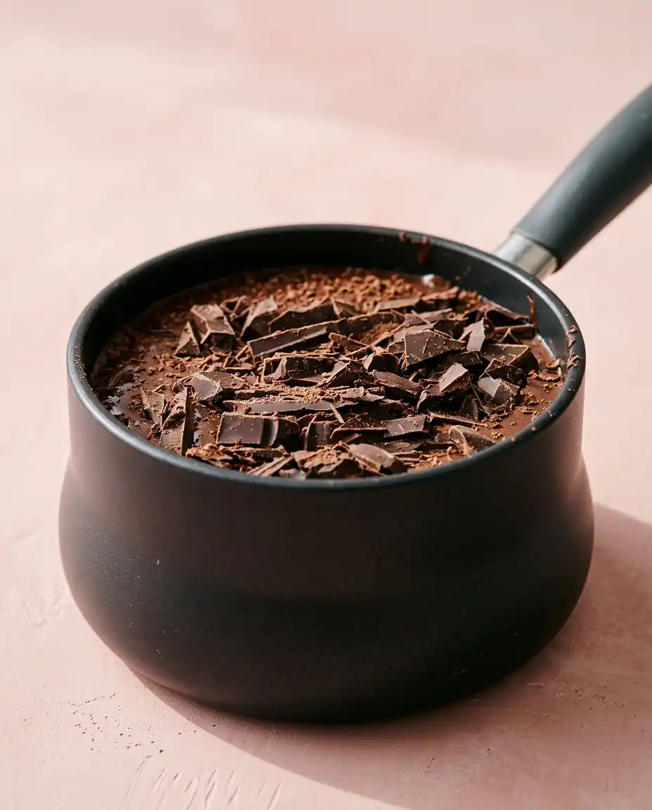Bowls of almond flour cocoa powder and grated zucchini for a Keto Chocolate Zucchini Cake.