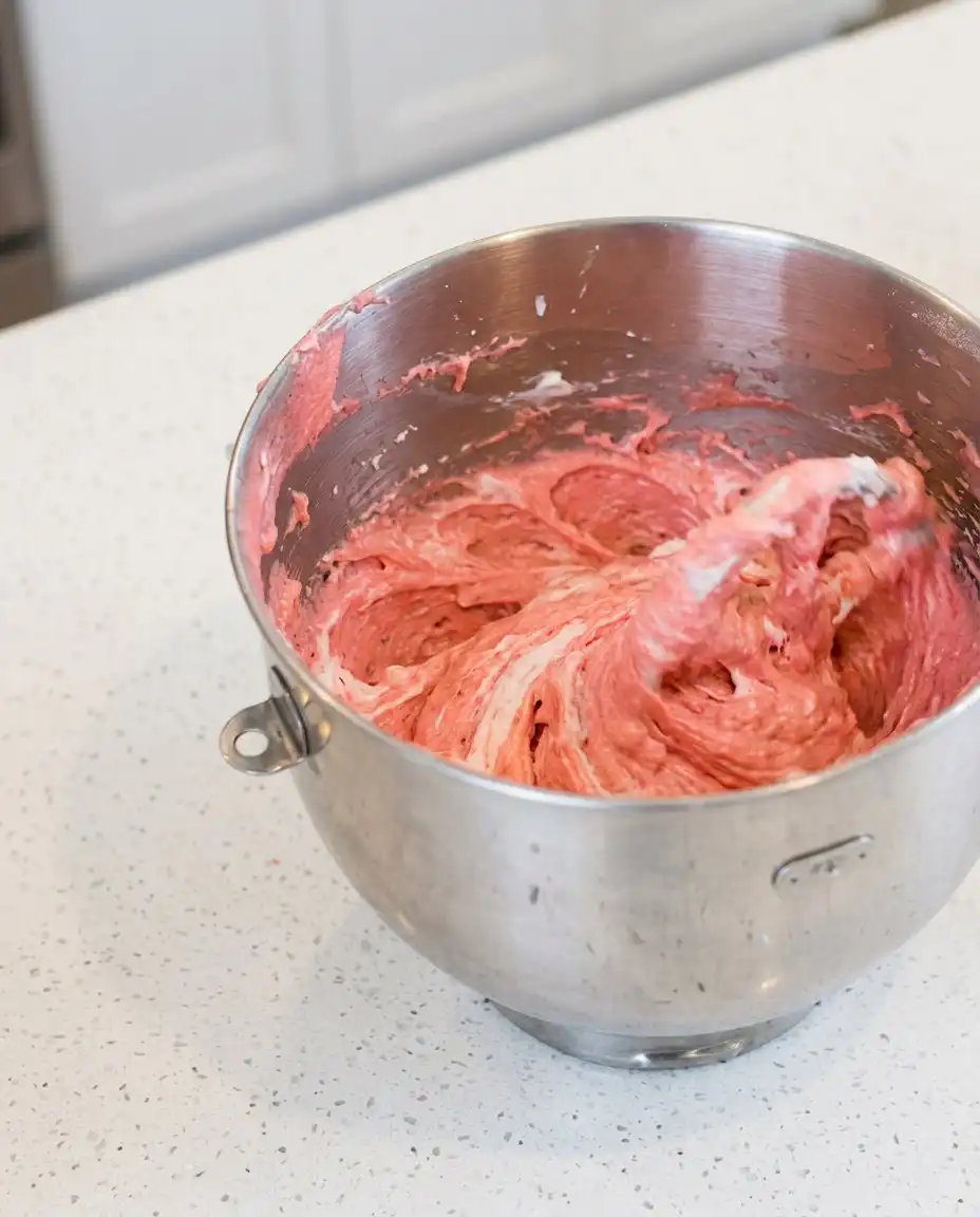 Rose Water Layer Cake 14 Measured bowls of flour sugar and rose water for the Rose Water Layer Cake.