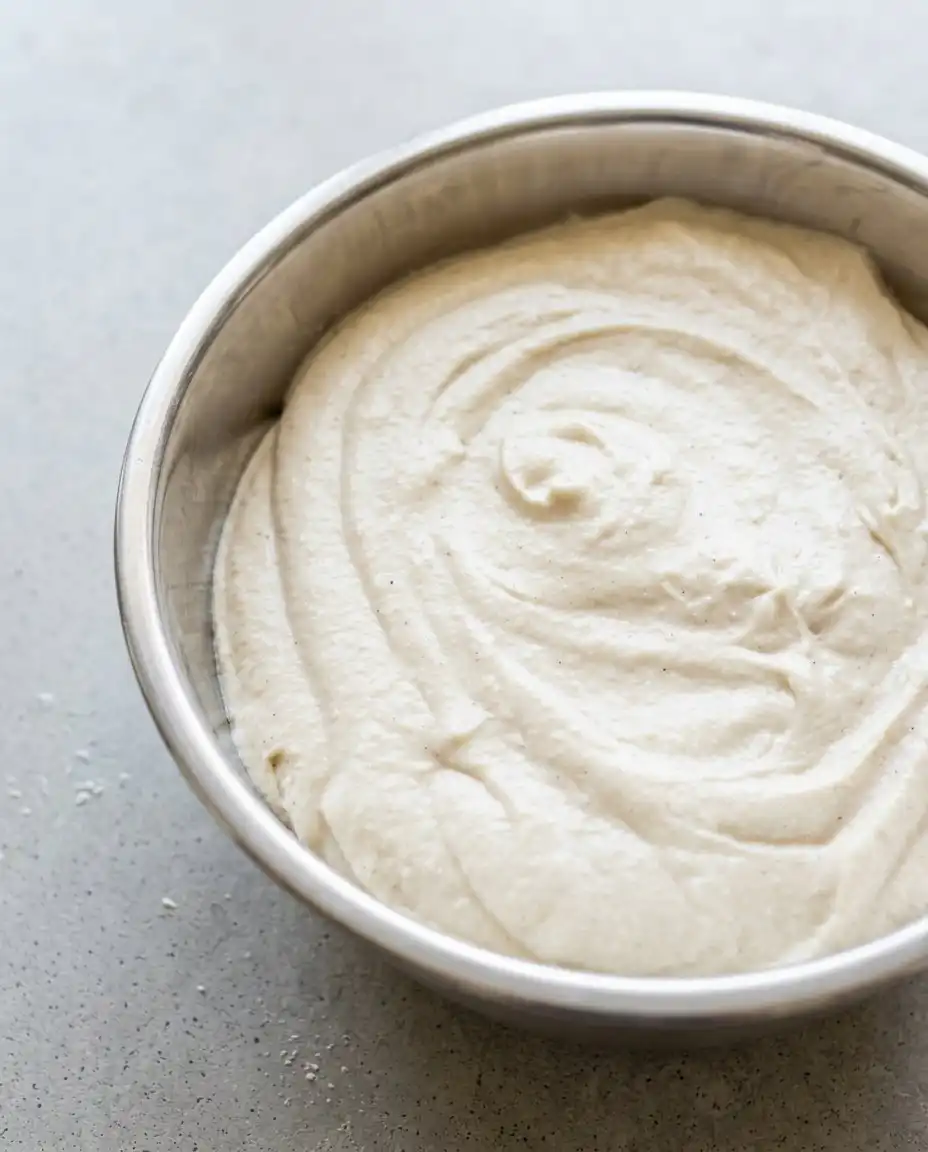Classic Vanilla Bean Layer Cake 14 Raw ingredients for a Classic Vanilla Bean Layer Cake including flour, butter, and split vanilla beans.