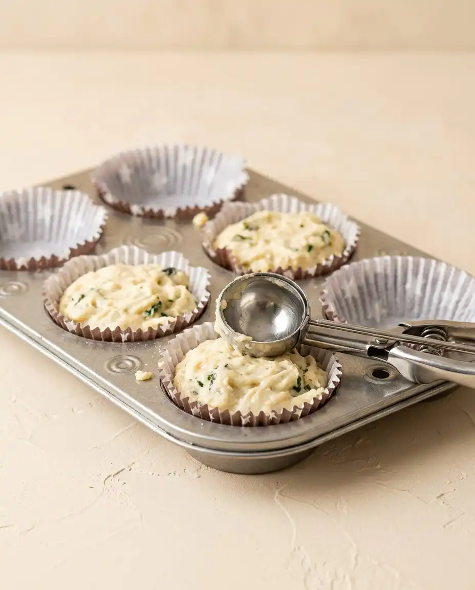 Banana Zucchini Muffins 2 15 An instant read thermometer checking the internal temperature of Banana Zucchini Muffins 2.