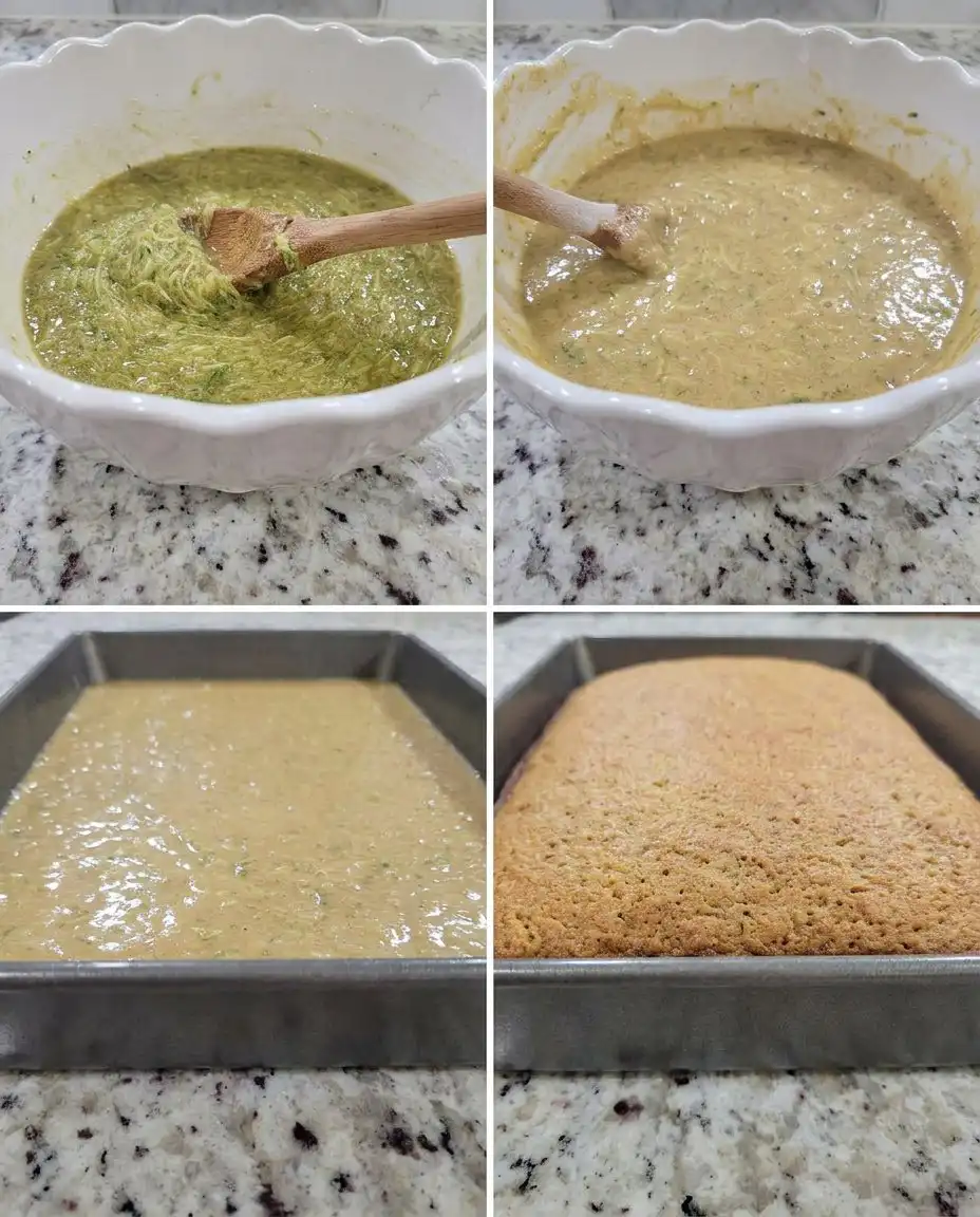 Fluffy cream cheese frosting being whipped in a glass bowl