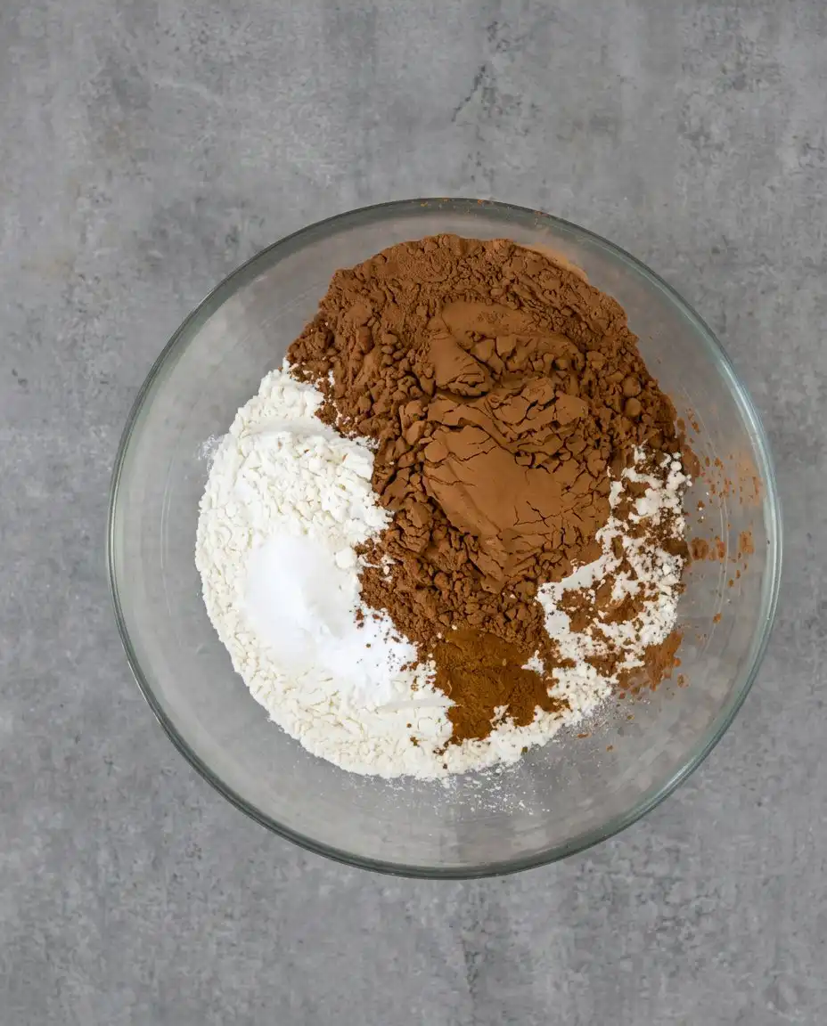 Chocolate Lover’s Zucchini Cake 12 Grated zucchini and cocoa powder for chocolate cake