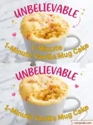1-Minute Vanilla Mug Cake: The Easiest Recipe for a Perfect Single Serving Vanilla Mug Cake Treat