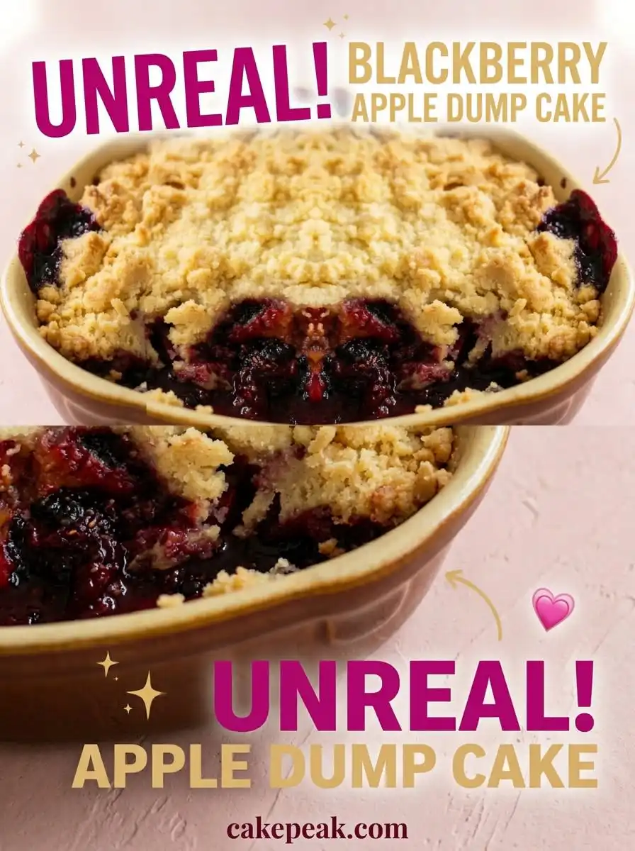 Blackberry Apple Dump Cake Recipe: The Ultimate Blackberry Dump Cake Dessert For Quick Baking Joy
