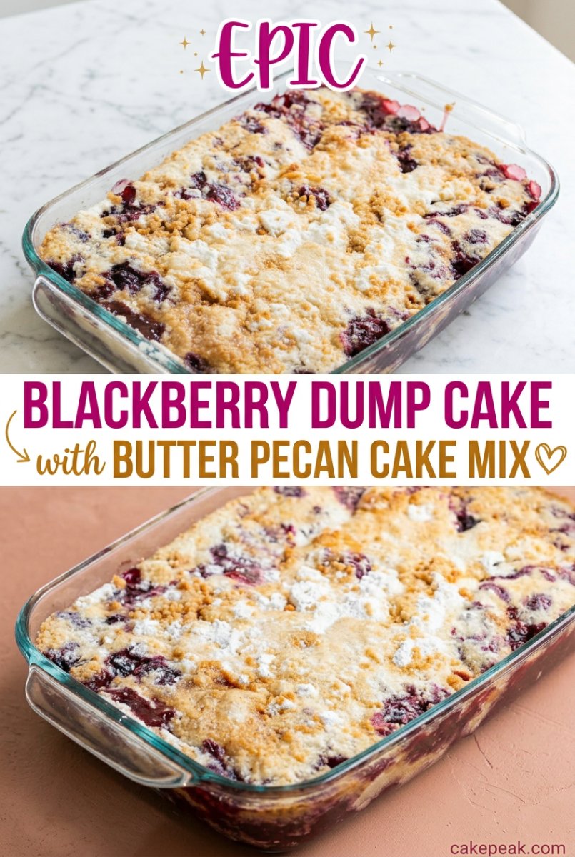 Blackberry Dump Cake with Butter Pecan Cake Mix 17 Easy Blackberry Dump Cake with Butter Pecan Cake Mix - A Warm and Cozy Blackberry Dump Cake