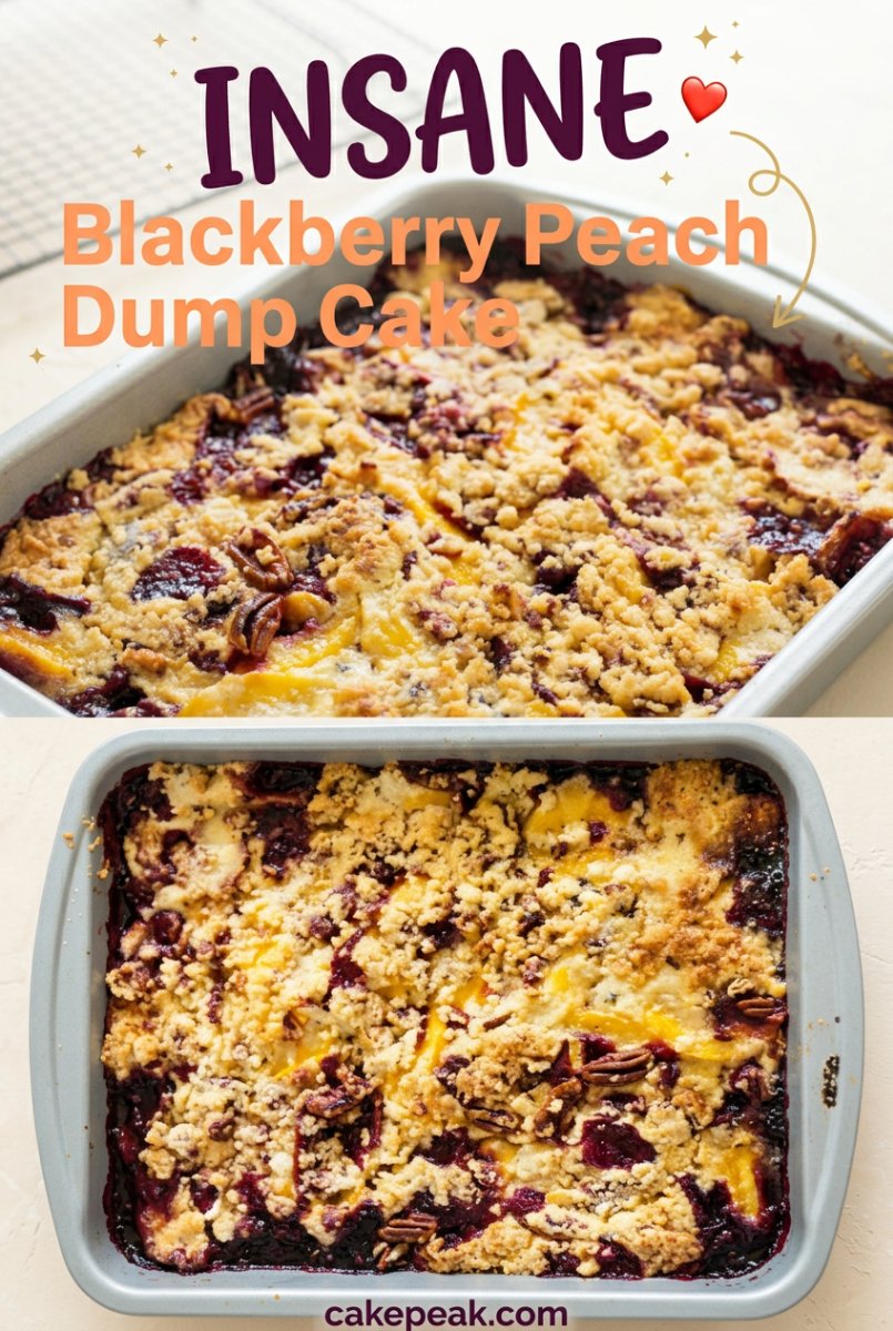 Blackberry Peach Dump Cake: The Ultimate Fruity Blackberry Dump Cake Dessert Recipe to Bake Now