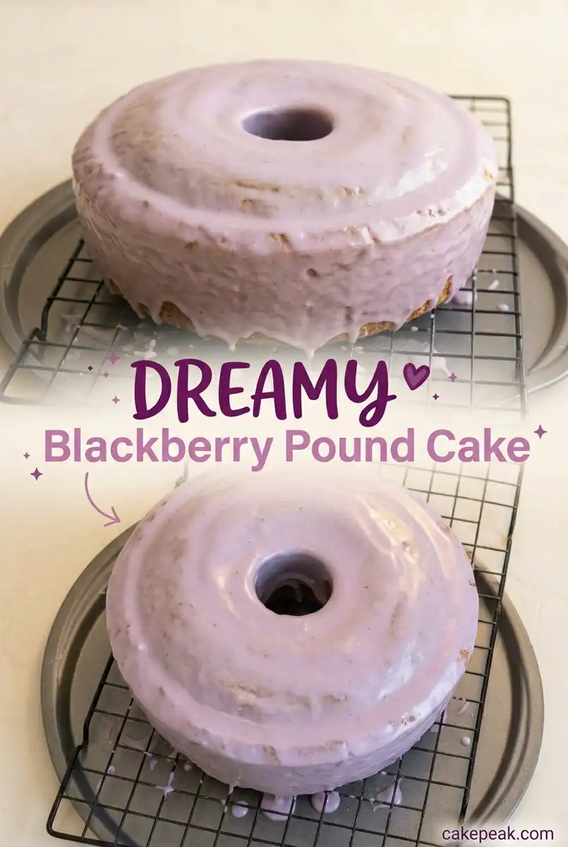 Homemade Blackberry Pound Cake Recipe - Easy Blackberry Cake Dessert for Your Sunday Dinner