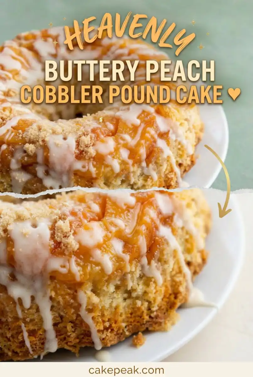 Buttery Peach Cobbler Pound Cake Recipe: The Ultimate Sweet Southern Peach Cobbler Pound Cake