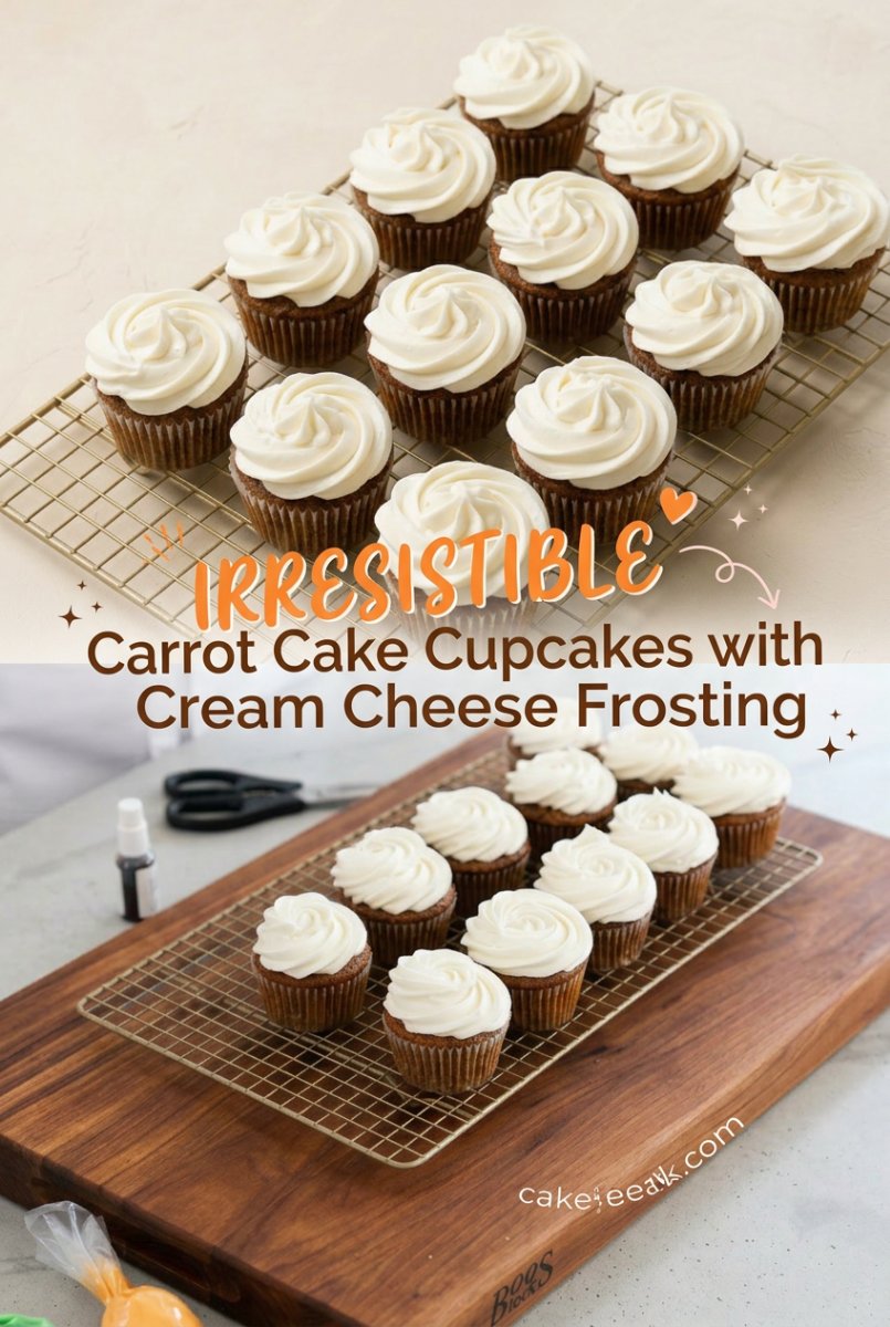 Carrot Cake Cupcakes with Cream Cheese Frosting: The Ultimate Recipe for Moist Carrot Cake Cupcakes