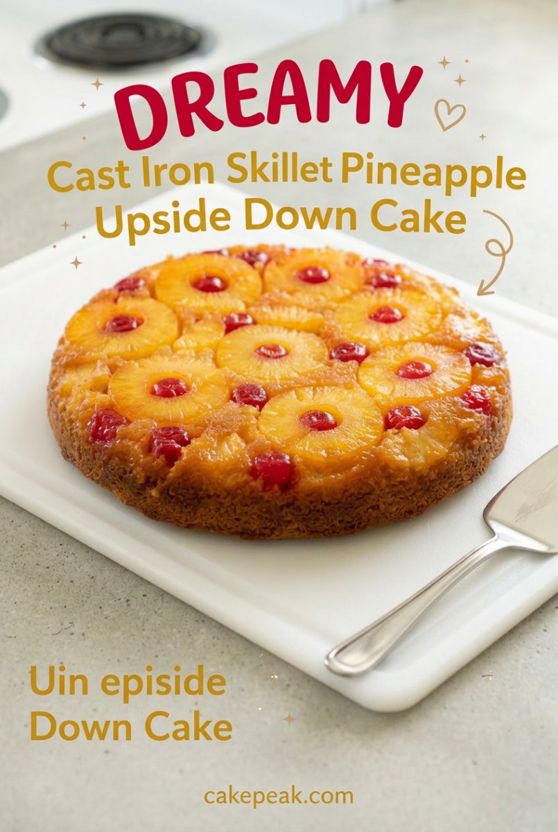 Cast Iron Skillet Pineapple Upside Down Cake: The Best Pineapple Upside Down Cake Recipe Ever Made