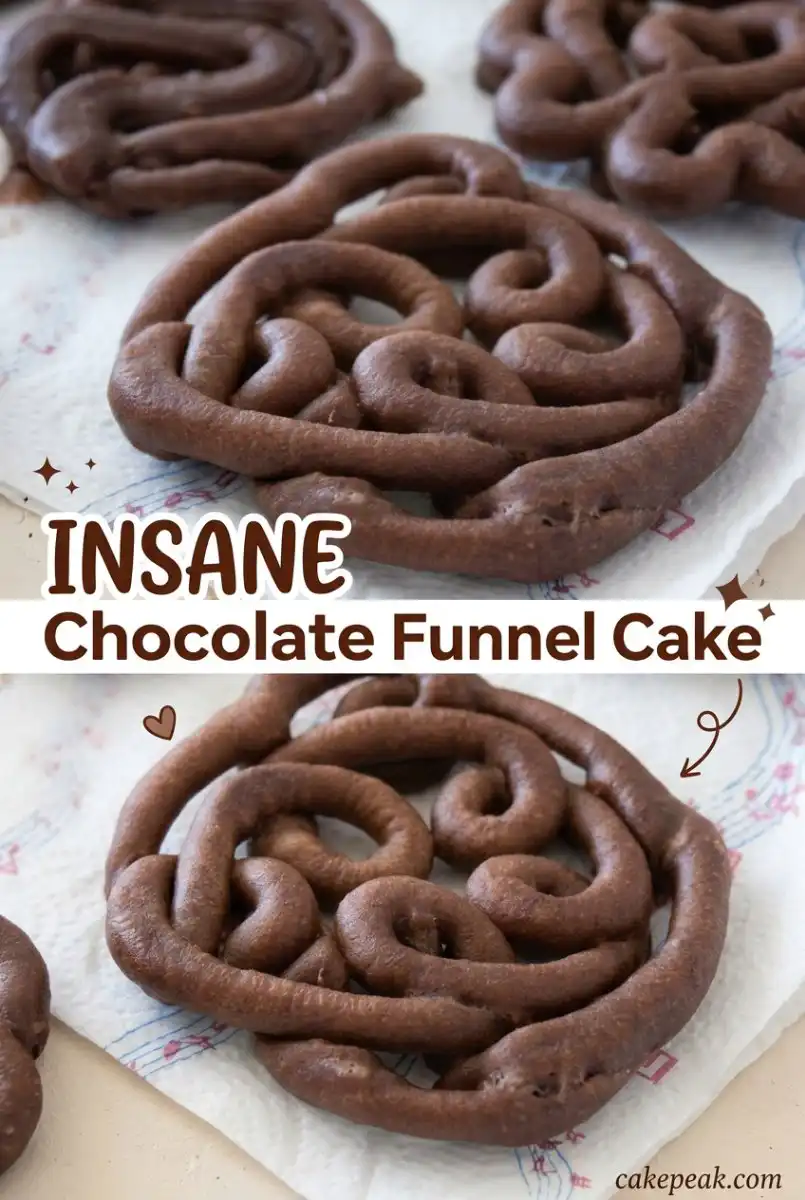 Ultimate Chocolate Funnel Cake: Easy Homemade Funnel Cake Recipe for Carnival Style Sweet Treats