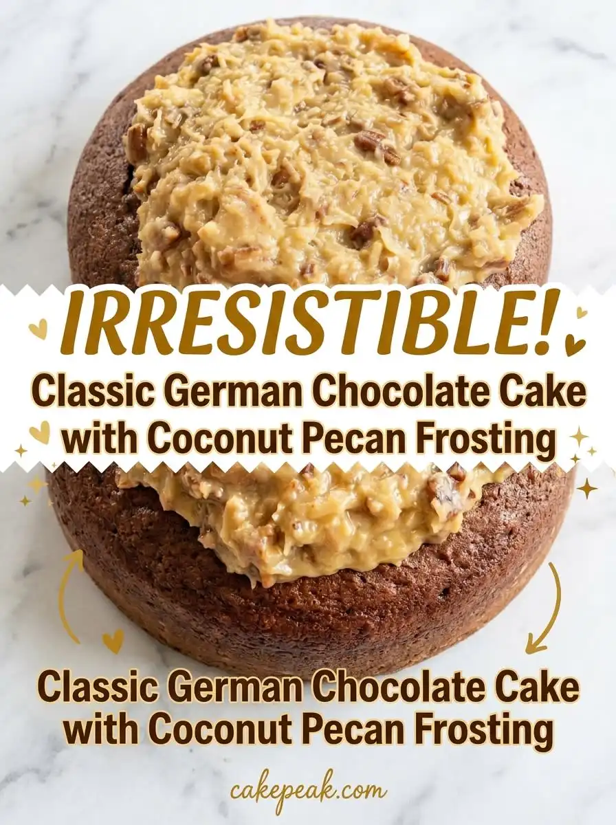 Classic German Chocolate Cake with Coconut Pecan Frosting: The Ultimate Rich German Chocolate Cake