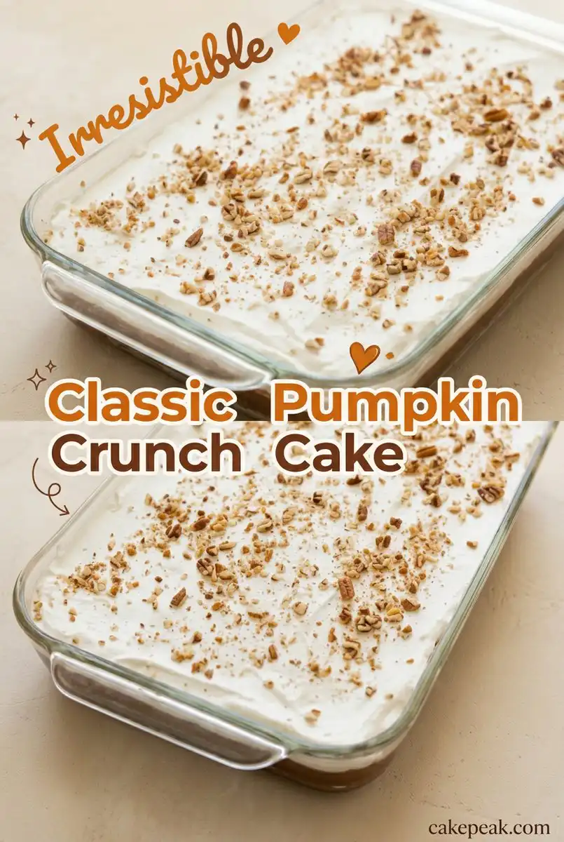 Easy Classic Pumpkin Crunch Cake Recipe: The Best Layered Pumpkin Crunch Cake for Fall Baking