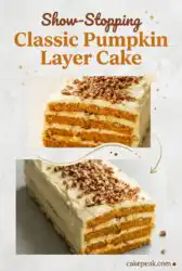 Classic Pumpkin Layer Cake Recipe - The Ultimate Pumpkin Cake for Autumn and Holiday Dessert Tables