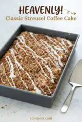 Classic Streusel Coffee Cake Recipe - The Perfect Coffee Cake For Your Morning Coffee Break