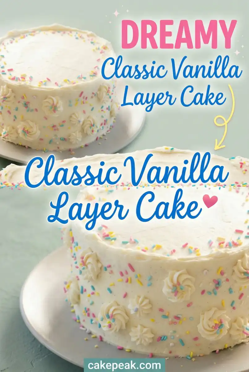 Classic Vanilla Layer Cake Recipe: Best Easy Homemade Birthday Baking Ideas