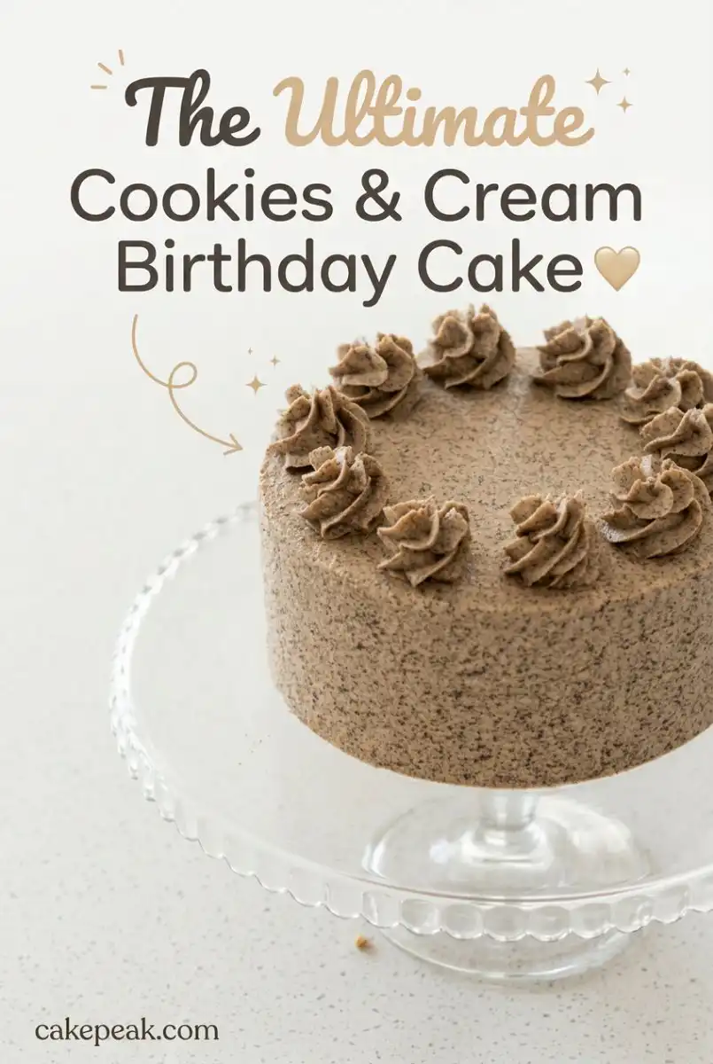 Cookies and Cream Birthday Cake 17 Ultimate Cookies and Cream Birthday Cake Recipe: The Best Layer Cake Anniversaire Idea