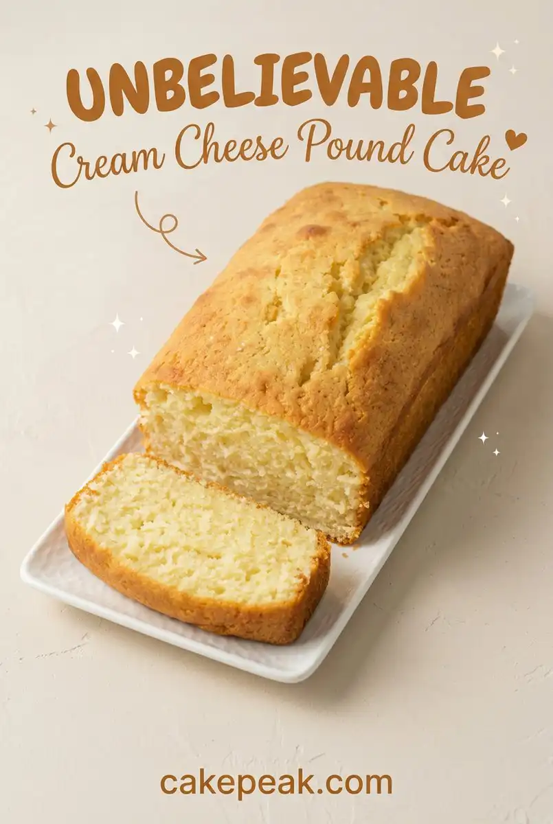 Cream Cheese Pound Cake 17 Cream Cheese Pound Cake Recipe: Bake a Dense, Moist Cake with Perfect Crumb and Golden Crust