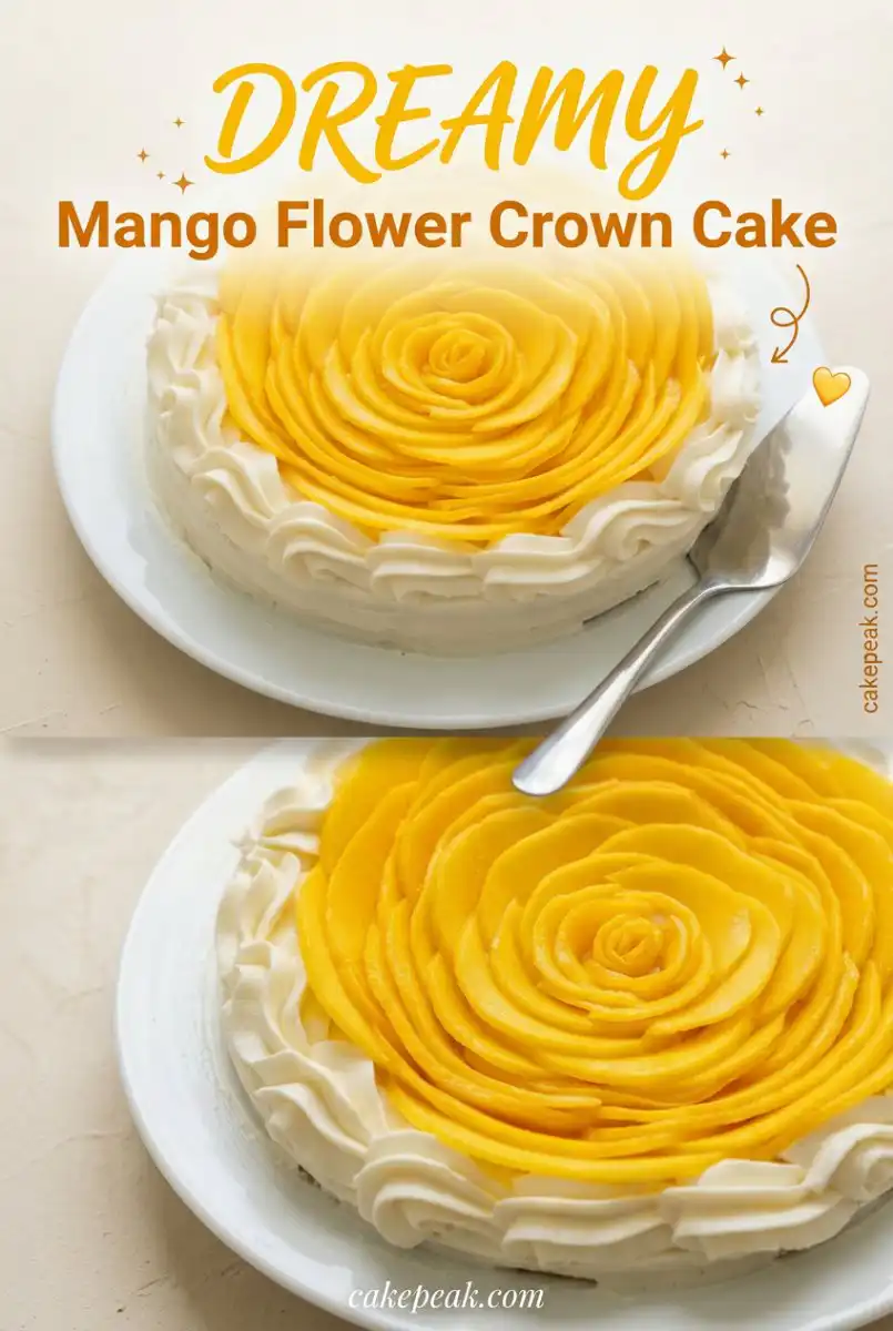 Mango Flower Crown Cake 17 Mango Flower Crown Cake: Stunning Mango Cake Design Ideas to Elevate Your Next Summer Celebration