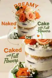 Naked Cake with Fall Flowers: Stunning Seasonal Dessert Ideas for Your Favorite Autumn Gatherings