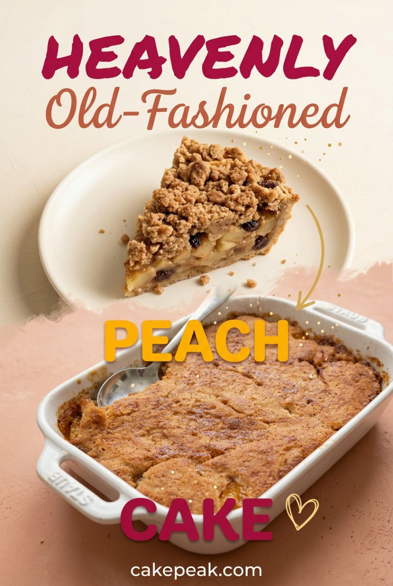 Old-Fashioned Peach Cake 17 Easy Old-Fashioned Peach Cake Recipe: Classic Homemade Dessert