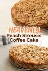 Easy Peach Streusel Coffee Cake Recipe - Cake Peak