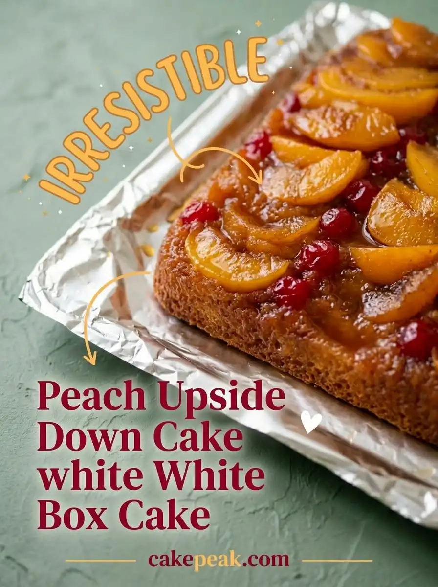 Peach Upside Down Cake with White Box Cake Mix 17 Peach Upside Down Cake with White Box Cake Mix: Easy Peach Upside Down Cake with Box Cake Recipe