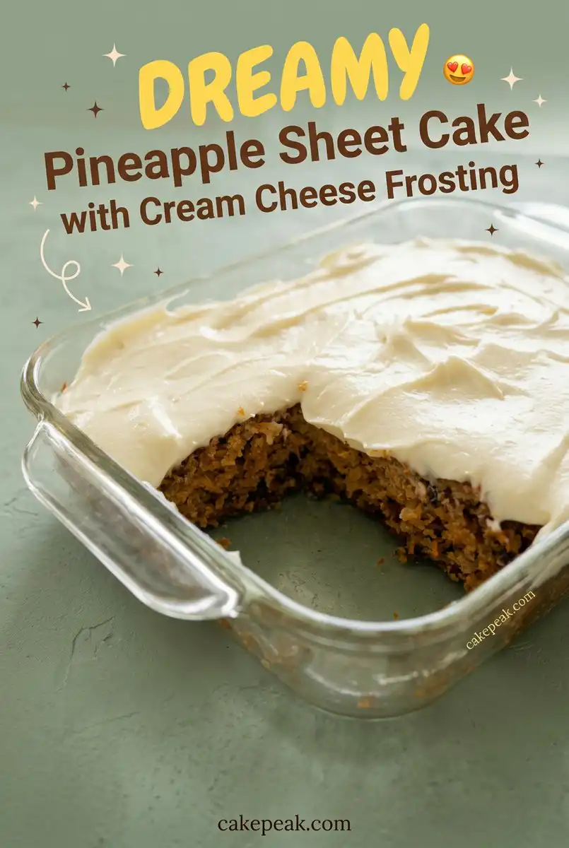 Old-Fashioned Pineapple Sheet Cake with Cream Cheese Frosting: A Moist, Simple Farmhouse Dessert