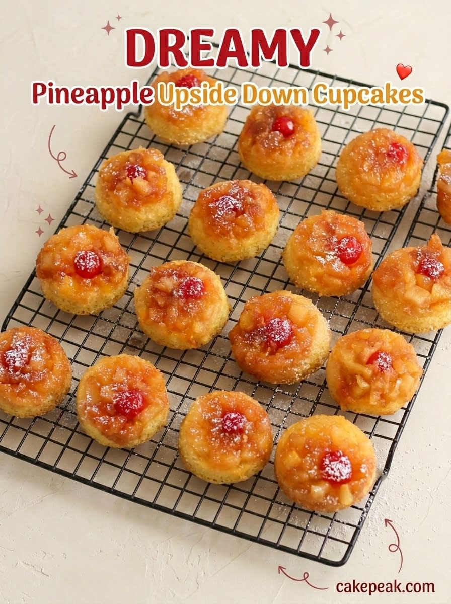 Pineapple Upside Down Cupcakes: A Delicious Twist on the Classic Upside Down Pineapple Cake Recipe