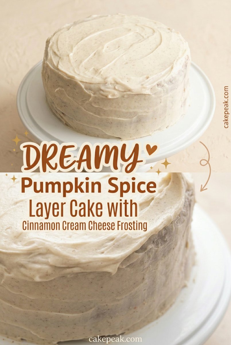 Pumpkin Spice Layer Cake with Cinnamon Cream Cheese Frosting: Best Cozy Pumpkin Cake Recipes Ever