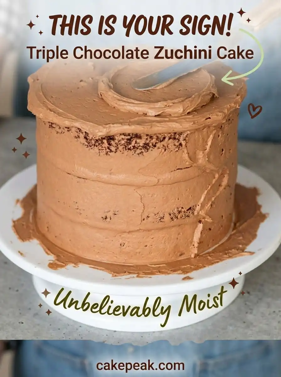 Triple Chocolate Zucchini Cake 17 Triple Chocolate Zucchini Cake: The Ultimate Fudgy Chocolate Zucchini Cake Recipe You Will Love!