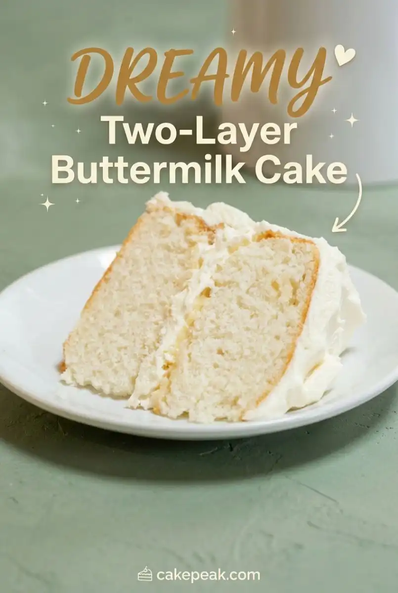 The Ultimate Two-Layer Buttermilk Cake: A Perfectly Moist and Classic 2 Layer Cake Recipe Guide