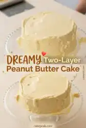 Rustic Two-Layer Peanut Butter Cake Recipe for a Wholesome Two Layer Cake