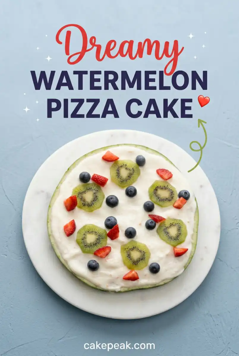 Easy Watermelon Pizza Cake: The Ultimate Healthy Watermelon Cake Birthday Treat!