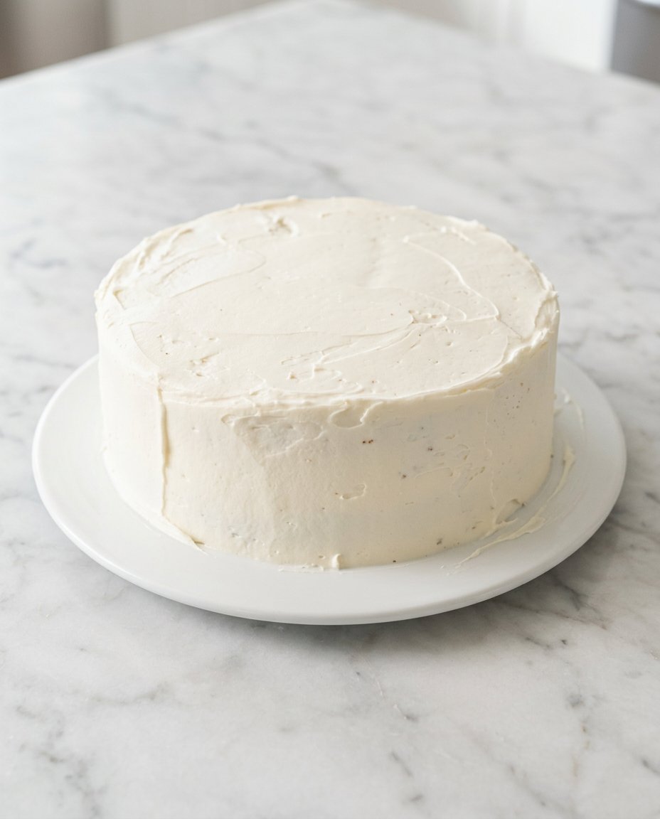 Classic Carrot Cake with Cream Cheese Frosting 12 A beautiful slice of Classic Carrot Cake with Cream Cheese Frosting displayed on a glass cake stand.