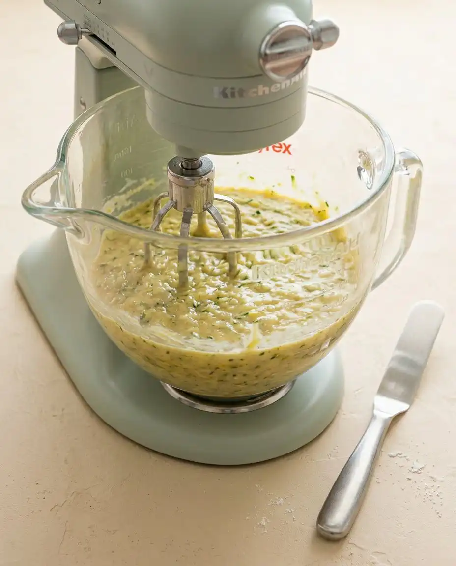 Fresh green zucchini and unsweetened natural cocoa powder ready for the One-Bowl Chocolate Zucchini Cake batter.