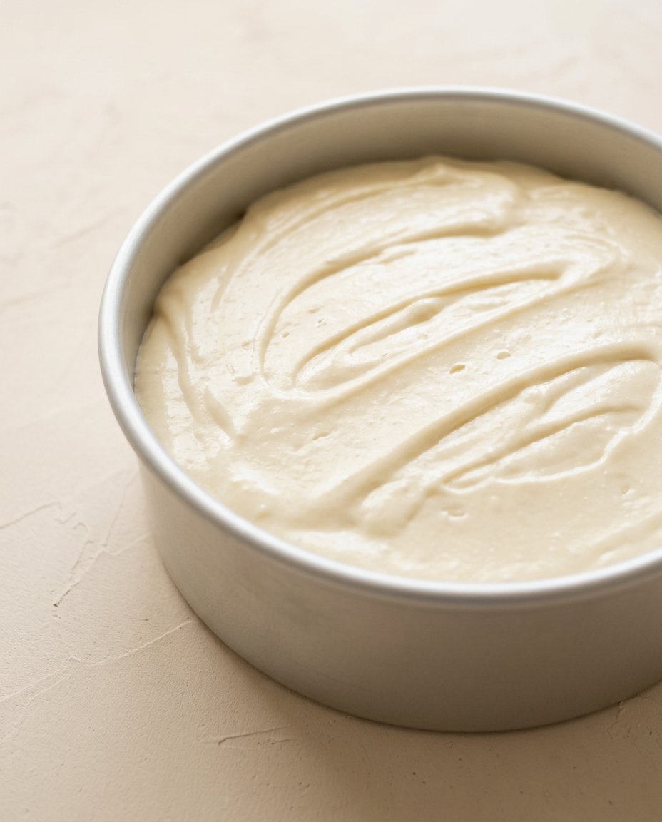 Classic Mango Mousse Cake 14 Gathered ingredients for a Classic Mango Mousse Cake including Kesar mango pulp, heavy cream, and eggs.